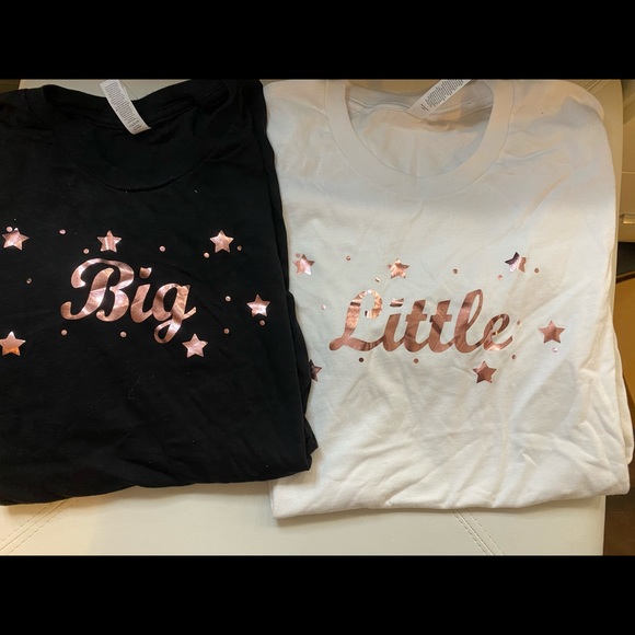 Bella Canvas Tops - Big-Little Tshirt Set